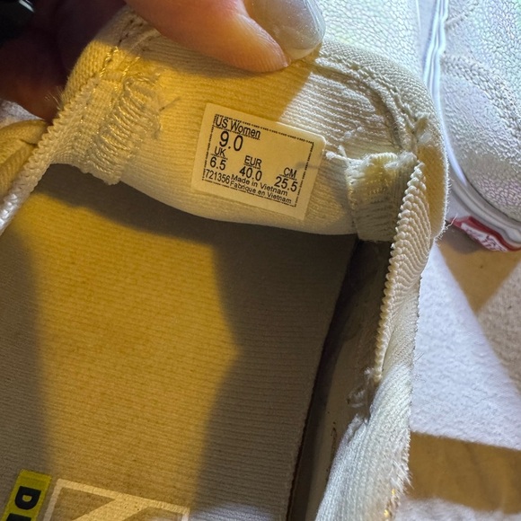 Vans White Iridescent Sneakers - Picture 5 of 7